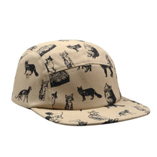 Load image into Gallery viewer, Hatphile Kitty Cat Cotton 5 Panel Hat - Black Cat Pink Cap
