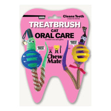 Load image into Gallery viewer, ChewMate™ Pet Oral Care and Wellness - Cat Ball TREATBRUSH Wholesale Doubles Faire - Doubles, 20/pack
