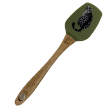 Load image into Gallery viewer, Gray Kitty - Sage - Spatula
