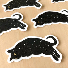 Load image into Gallery viewer, Jaycat Designs - Black Cat Galaxy Sticker
