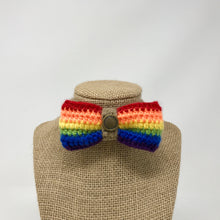 Load image into Gallery viewer, Rainbow Dog and Cat Collar with Bow Tie
