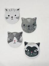 Load image into Gallery viewer, Kitty Magic Coasters - Set of 4
